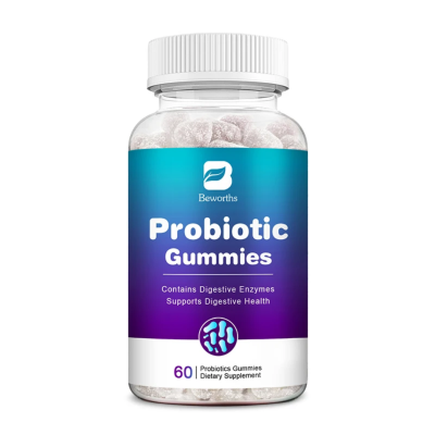 Bottle of Probiotic Gummies dietary supplement