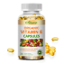Bottle of Vitamin E Capsules dietary supplement