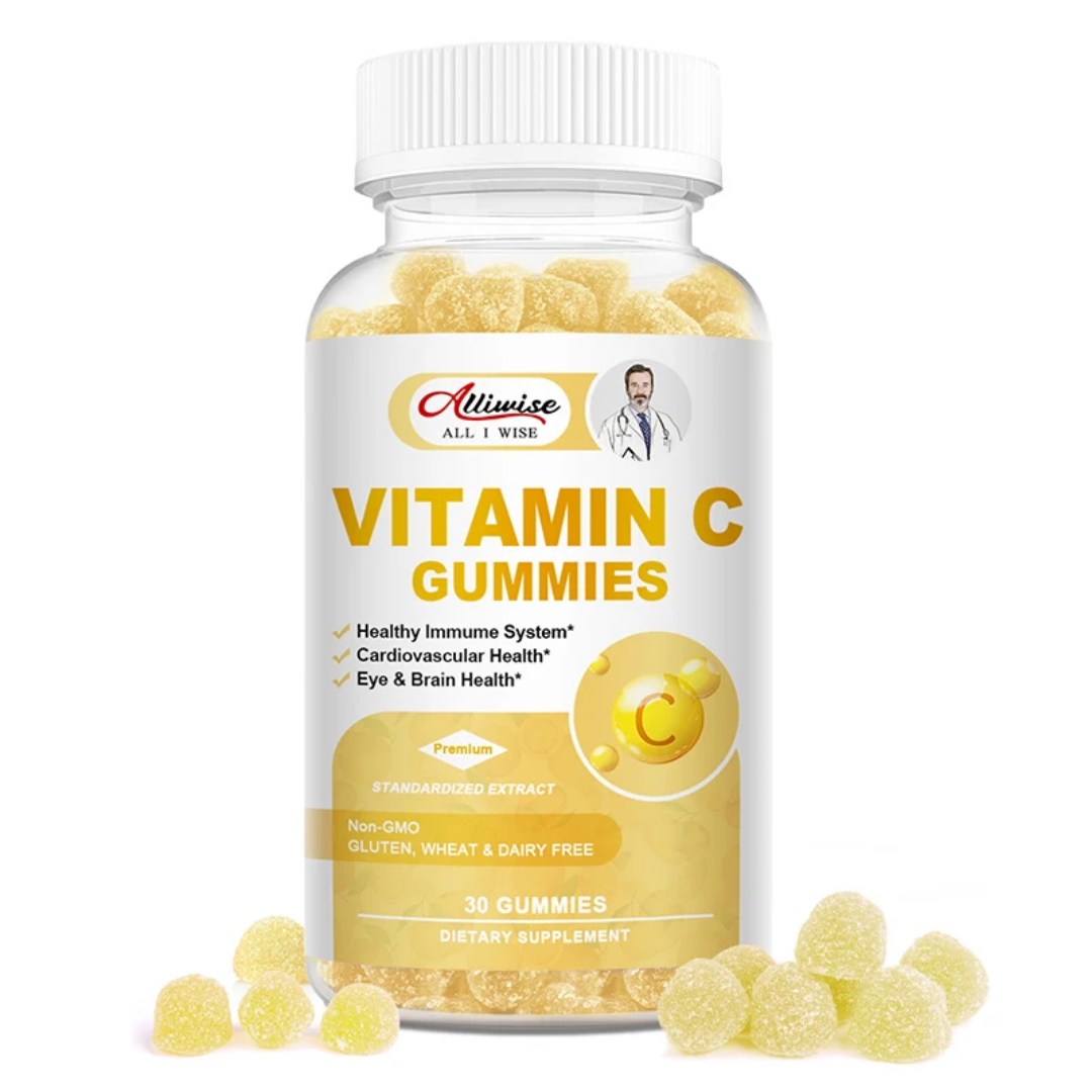 Bottle of Vitamin C Gummies dietary supplement