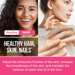 Glutathione and Collagen supplement bottle with supplement facts and product benefits